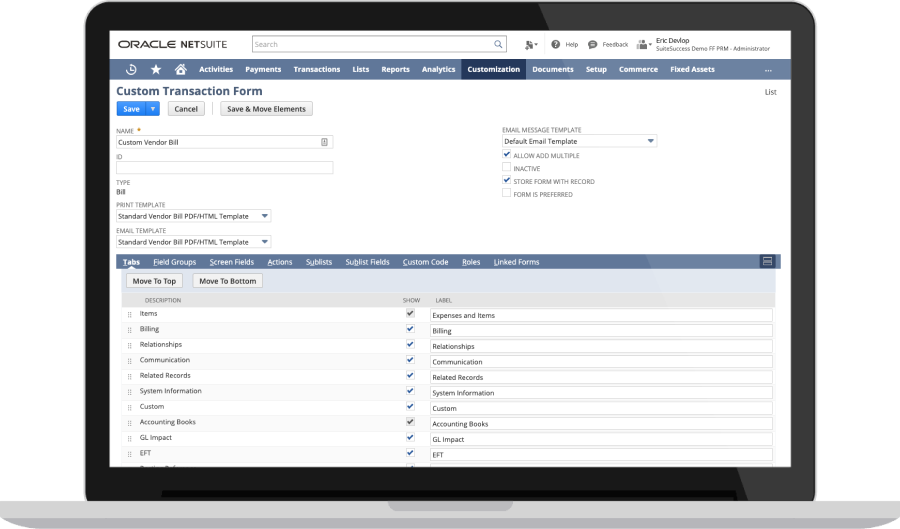 Flexible, Personalised User Interface