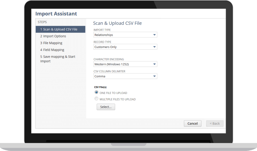 CSV File Import