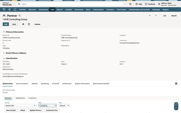 NetSuite Partner Relationship Management Thumbnail
