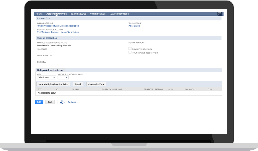 Revenue Plan Management Dashboard.