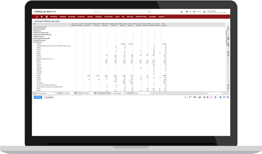 Multi-Location Inventory screenshot