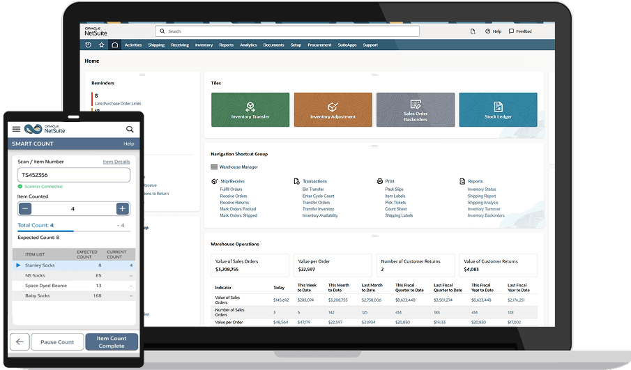cycle counting dashboard