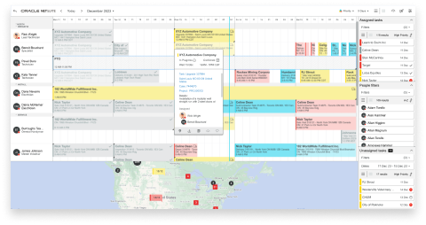 NetSuite Field Service Management Dashboard