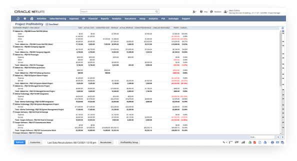 What is NetSuite Project Reporting and Analytics?