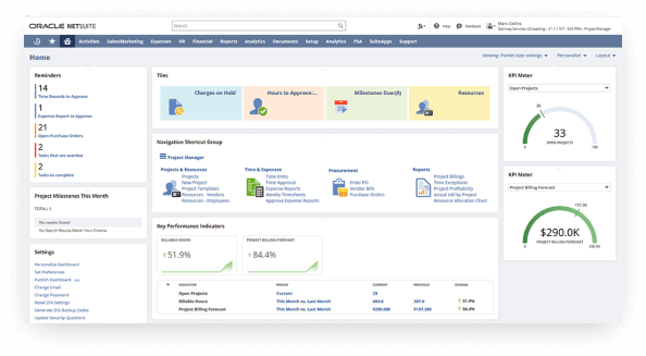 NetSuite Professional Services Automation