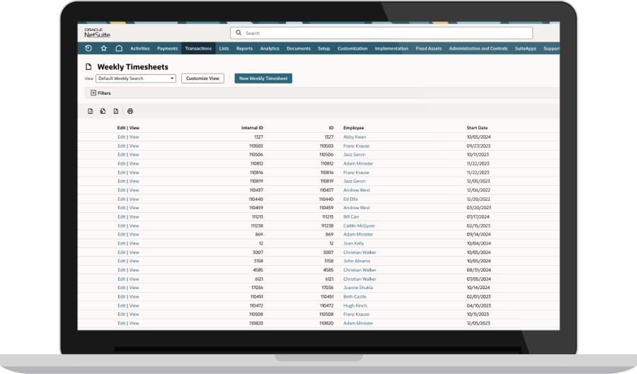 Timesheet Management