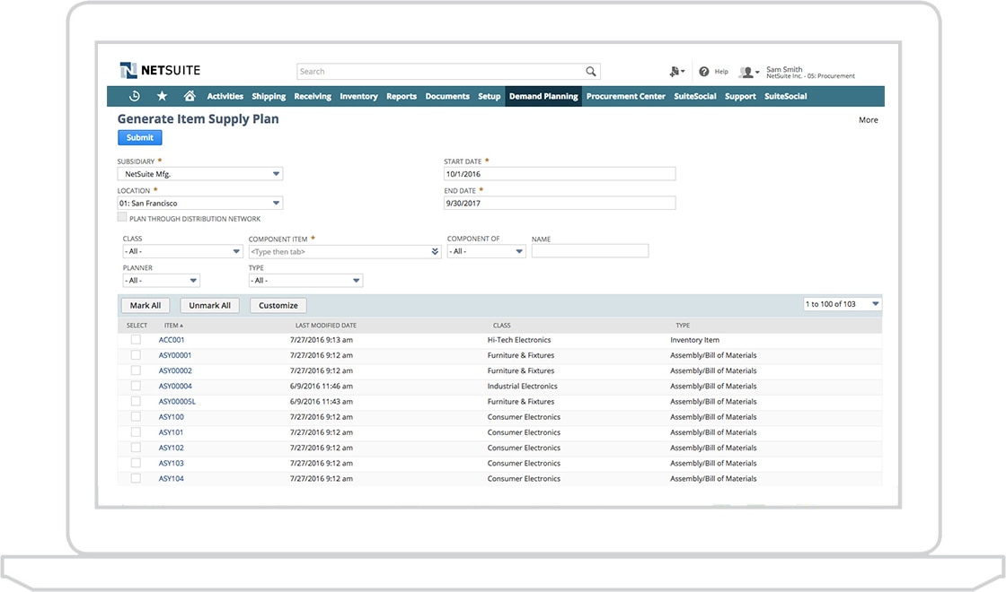 Supply Chain Planning Software NetSuite Australia