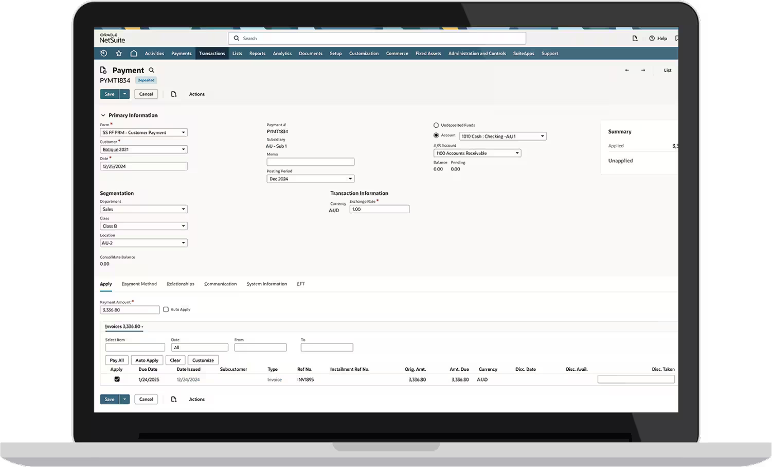 Payment management Thumbnail