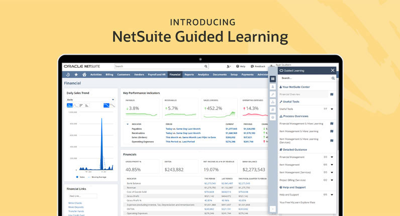 NetSuite Guided Learning